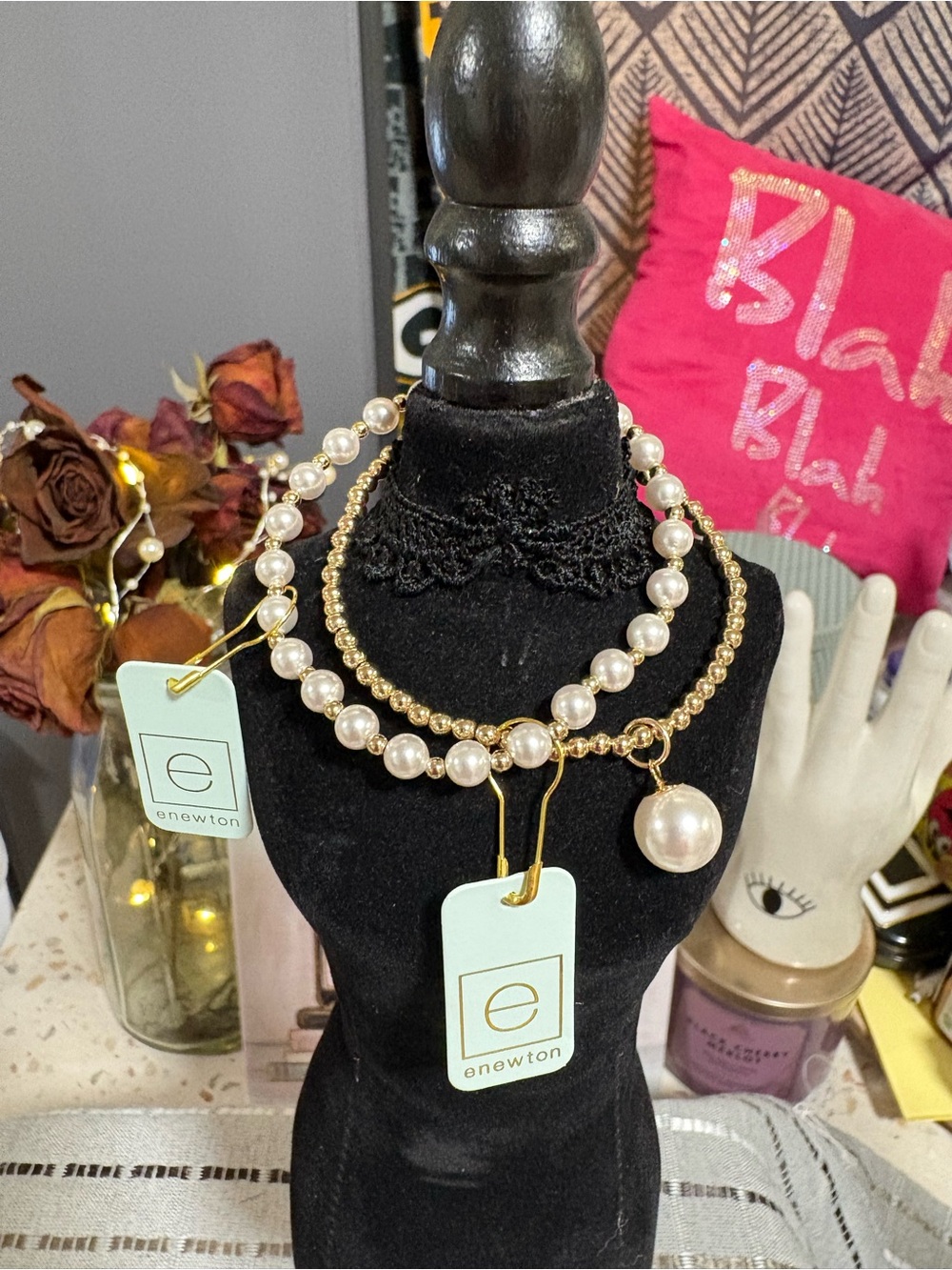 Brand New NWT enewton Bracelet Stack Set (14k Gold Filled & Pearls)✨